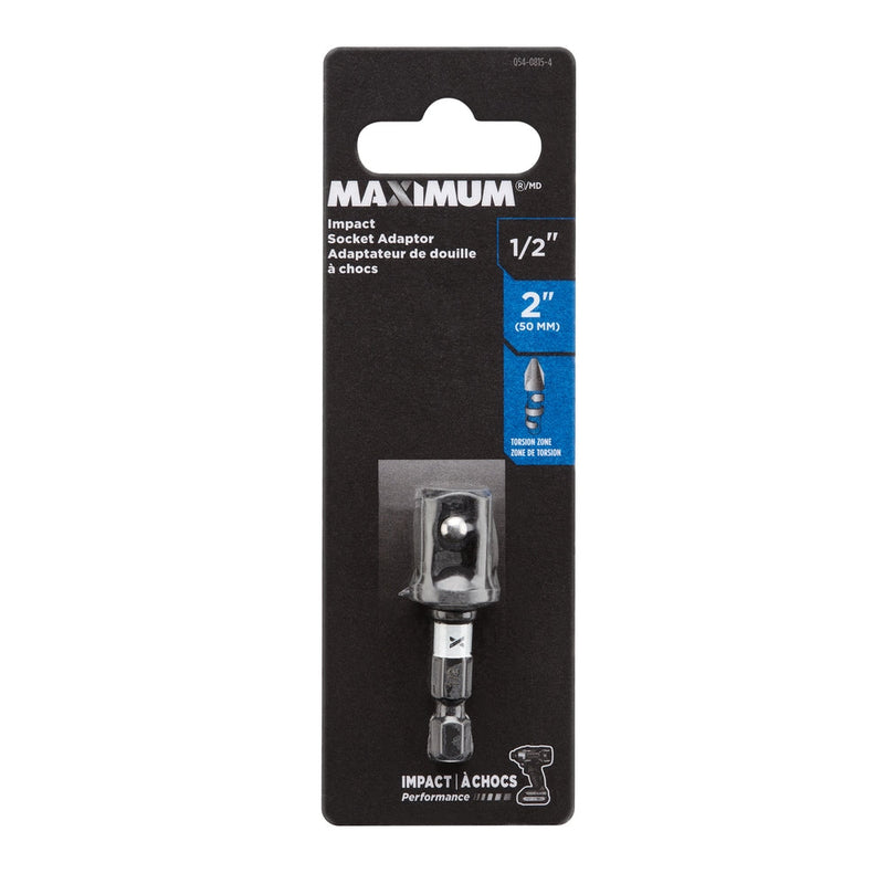 MAXIMUM 2-in Socket Adaptor, 1/2-in N2