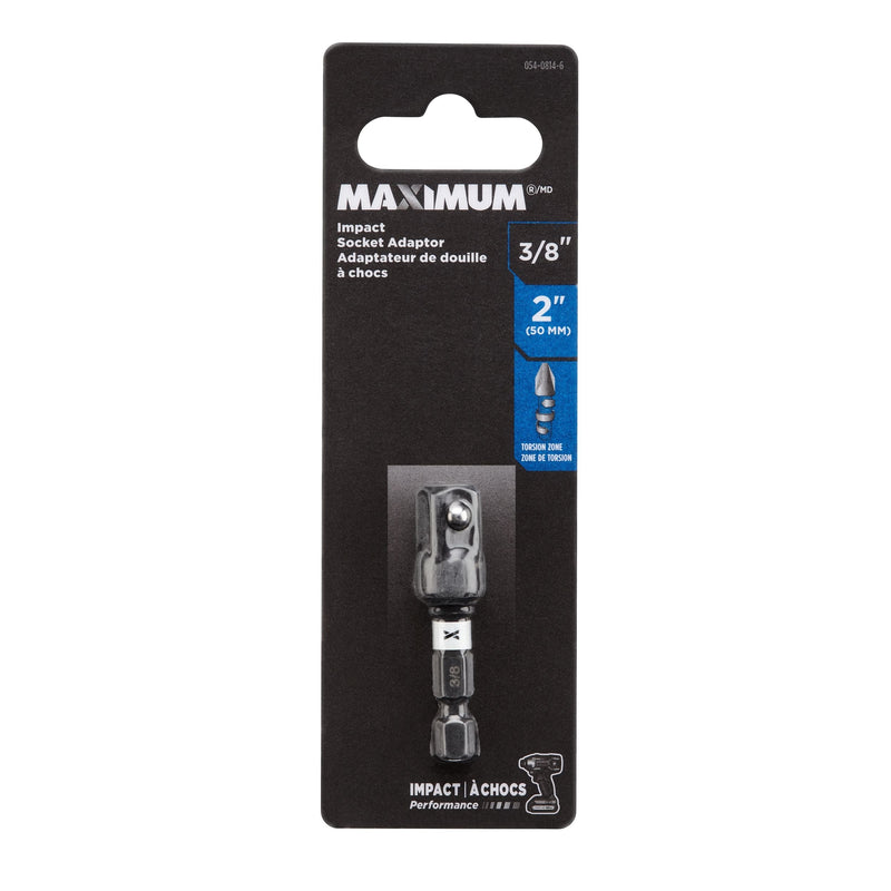 MAXIMUM 2-in Socket Adaptor, 3/8-in O3