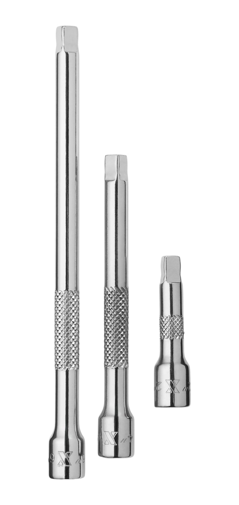 MAXIMUM 3 Piece 1/4" Drive Wobble Extension Bar Set Y2