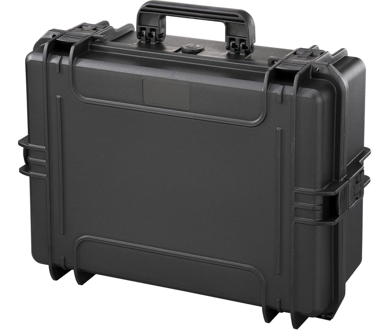 MAXIMUM Portable IP67 Waterproof Case/Tool Box with Foam Layers, Black, Large, 22-in X9