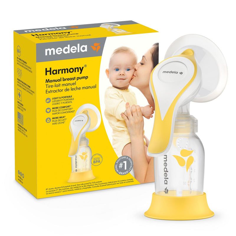 medela Harmony Flex Manual Breast Pump, Clear V1