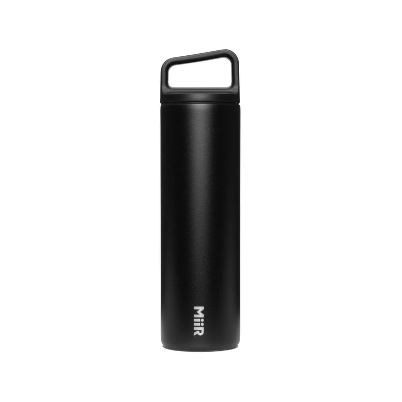 MiiR Wide Mouth Stainless Steel Insulated Travel Water Bottle, Black, 20-oz I4