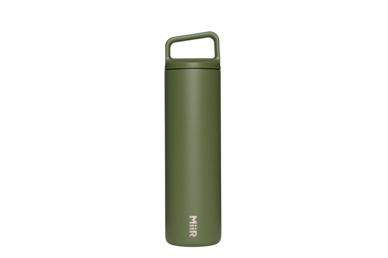 MiiR Wide Mouth Stainless Steel Insulated Travel Water Bottle, Evergreen, 20-oz U5