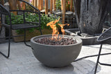 Modeno Nantucket Outdoor Gas-Fueled Fire Bowl, 40,000 BTUs, 27 x 27 x 14-in