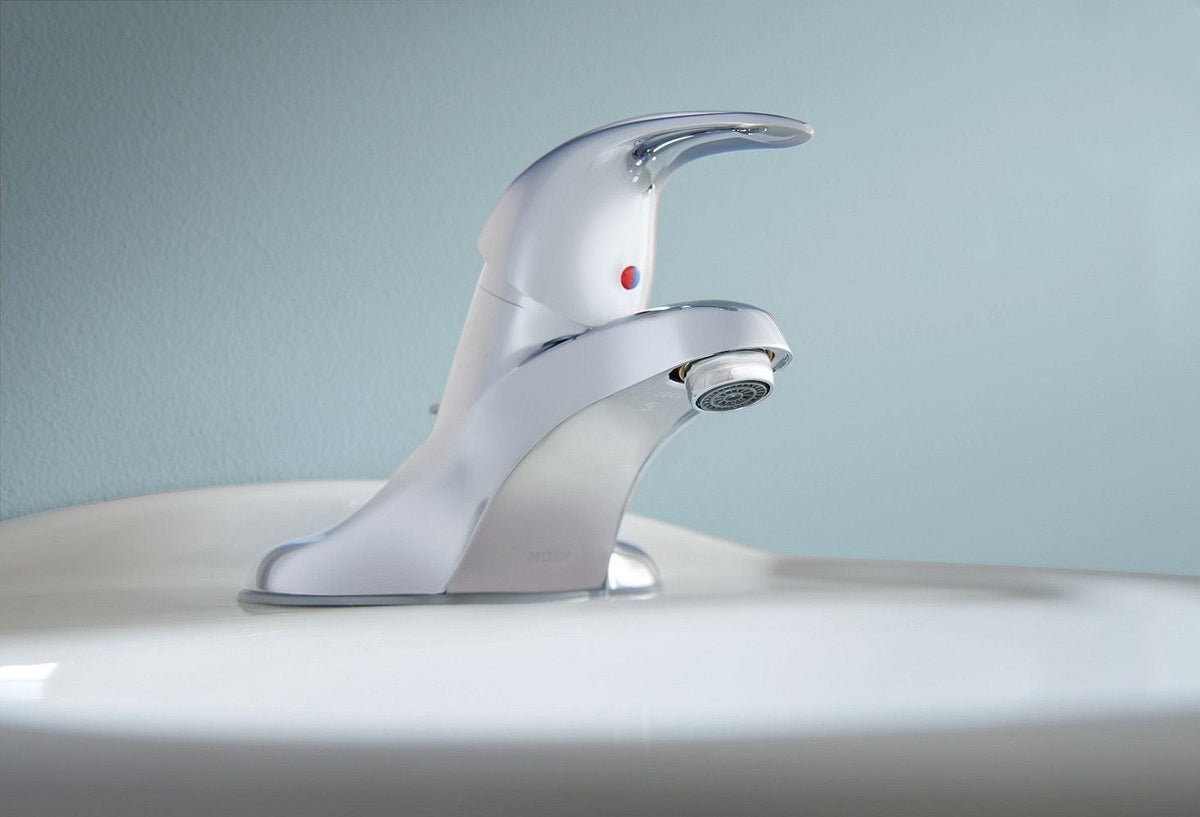 Moen Adler Single Handle Bathroom Faucet, Chrome