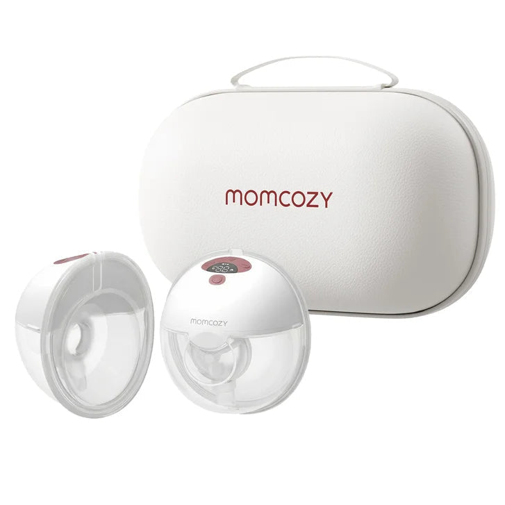Momcozy Smart Breast Pump + Milk Storage Bags + Breast Pump Wipes F4