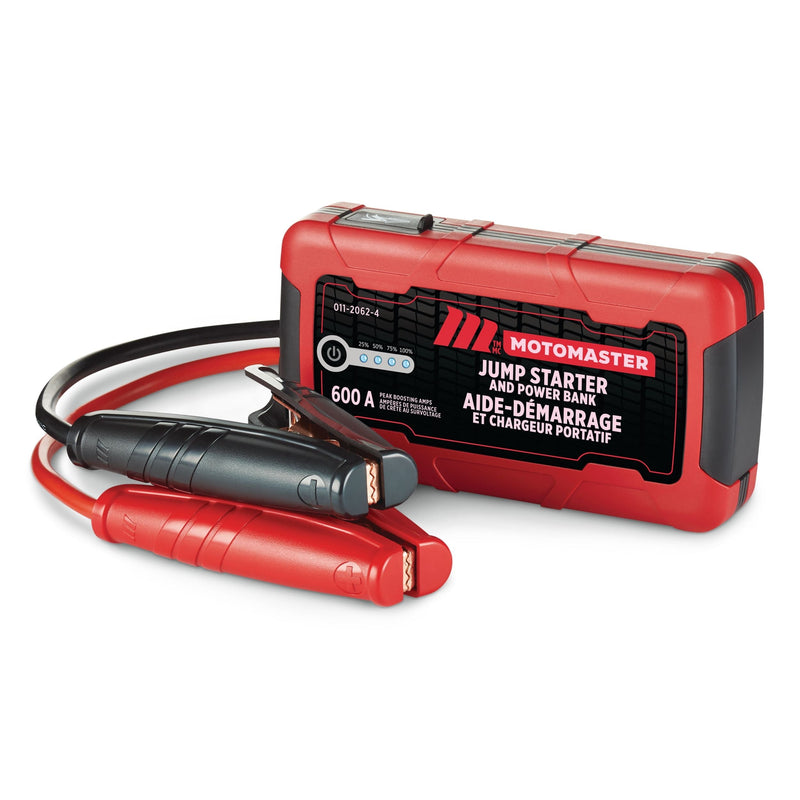 MotoMaster Booster Pack/Jump Starter & USB Power Bank, Lithium-ion, 600-Amp, 12V A7