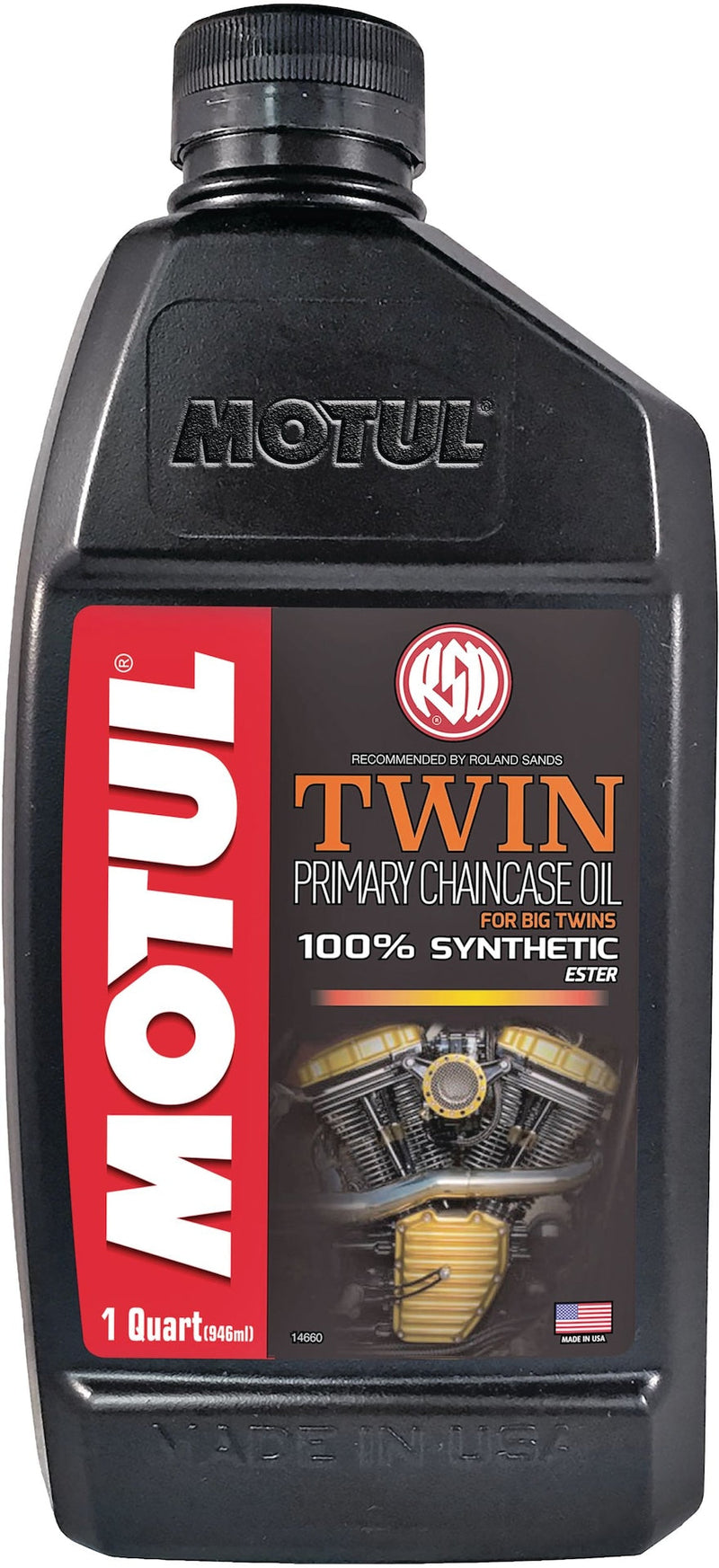 Motul Twin Synthetic Primary Chain Case Motorcycle Oil, 1-L R3