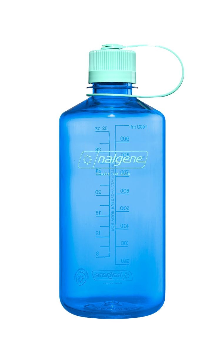 Nalgene BPA-Free Portable Reusable Water Bottle, Impact-Resistant, Various Colours, 32-oz Y1