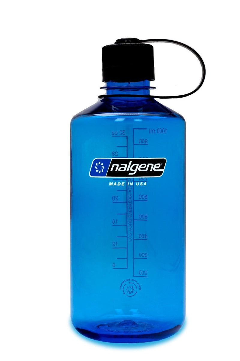 Nalgene Sustain Narrow Mouth Water Bottle, Slate Blue, 1 L I1