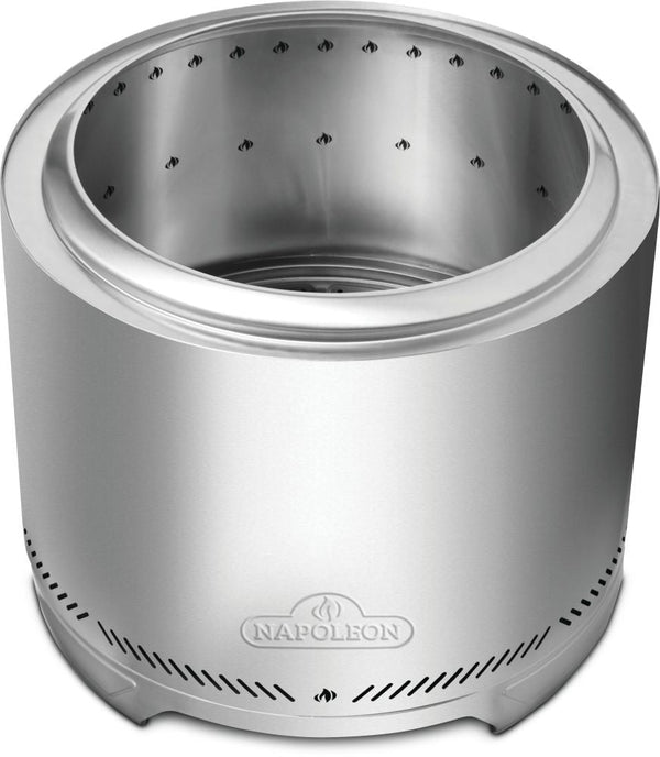 Napoleon Timberwolf Outdoor Smokeless Multi-Fuel Fire Pit, Stainless Steel, 22-in Y1