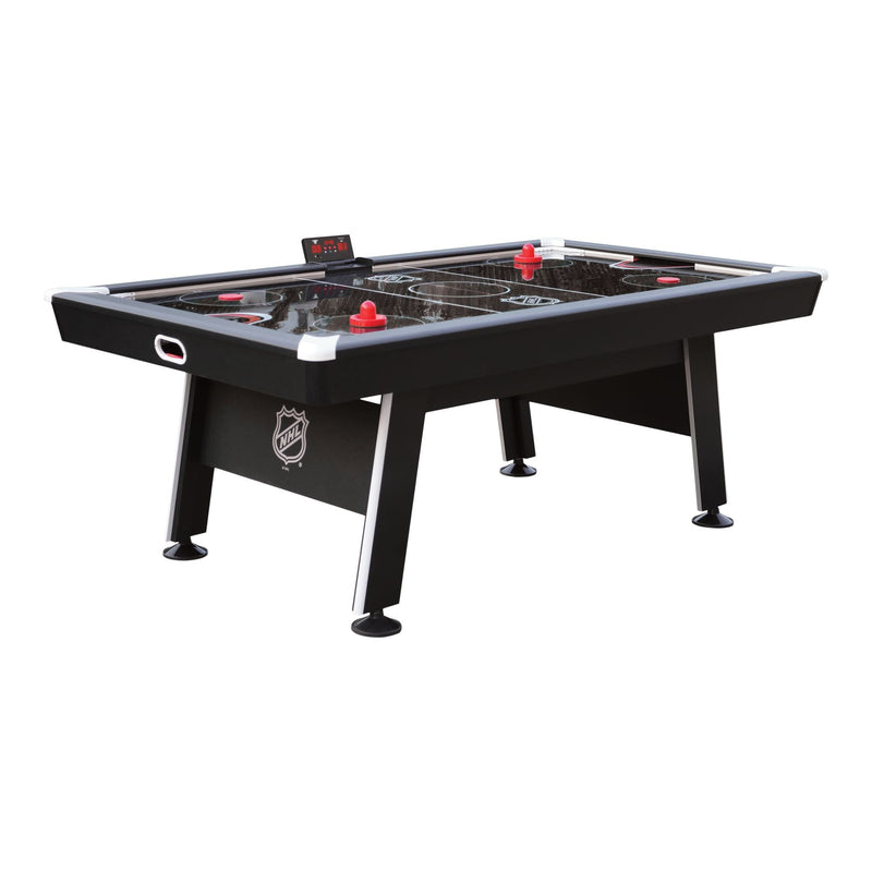 NHL Attacker Hover Air Hockey Game Table with Electronic Scoreboard, Pucks & Pushers, 84-in R9