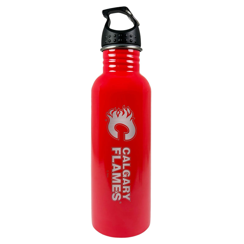 NHL Calgary Flames Stainless Steel Water Bottle, 25-oz W4