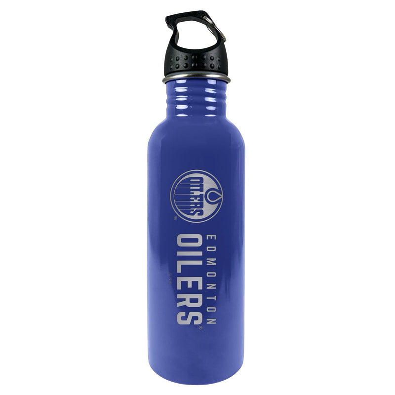 NHL Edmonton Oilers Stainless Steel Water Bottle, 25-oz K6