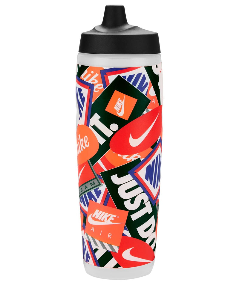 Nike Refuel 24-oz Orange Graphic Squeezable Water Bottle O2