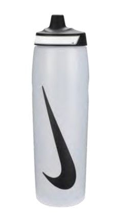 Nike Refuel Squeeze Water Bottle, BPA Free, 32-oz, Clear/Black M7