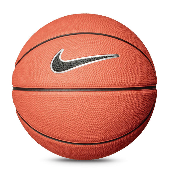 Nike Skills Mini Kids' Indoor/Outdoor Rubber Basketball, Size 3 (22.5-in), Amber/Black/White D4