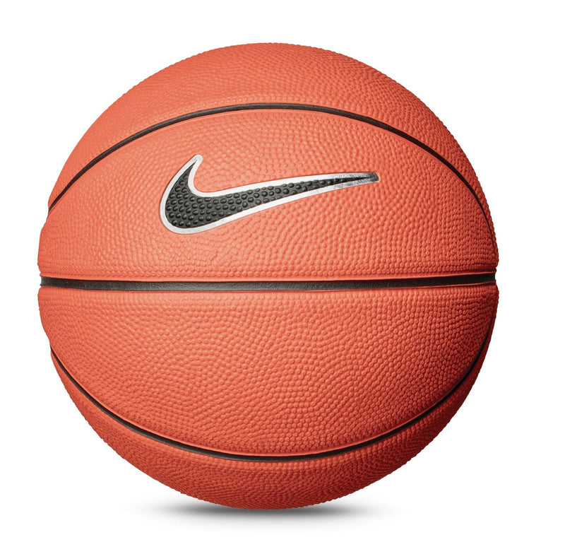 Nike Skills Mini Kids' Indoor/Outdoor Rubber Basketball, Size 3 (22.5-in), Amber/Black/White D4