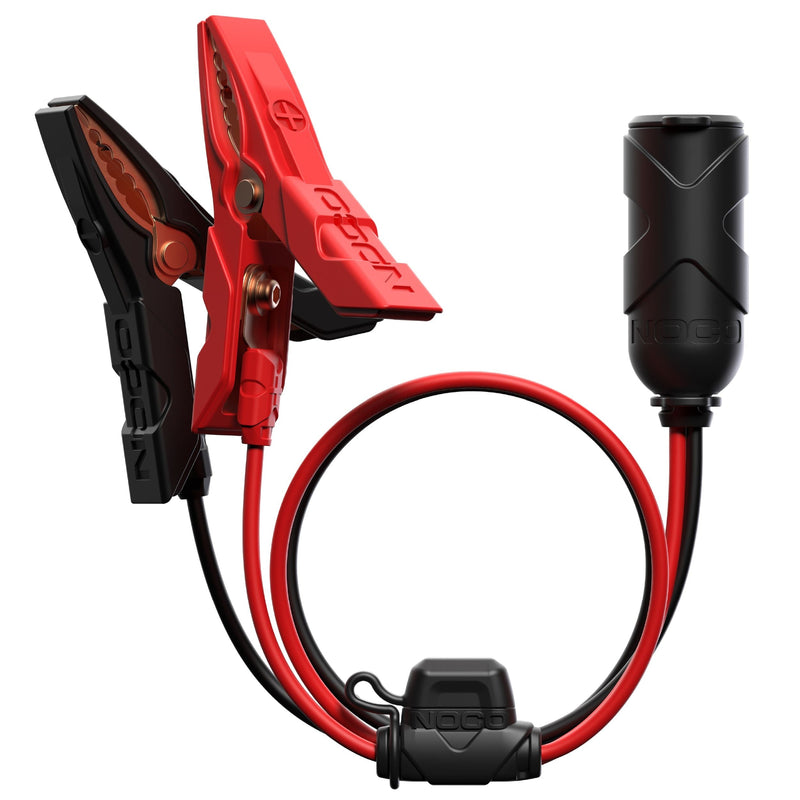 NOCO GC017 12V Socket/Plug to Battery Clamps/Eyelets Adapter U0