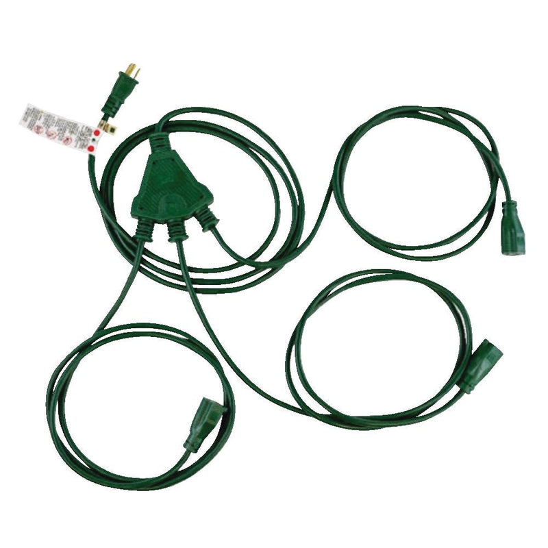 NOMA 28-ft Outdoor 3-Split Extension Cord V3