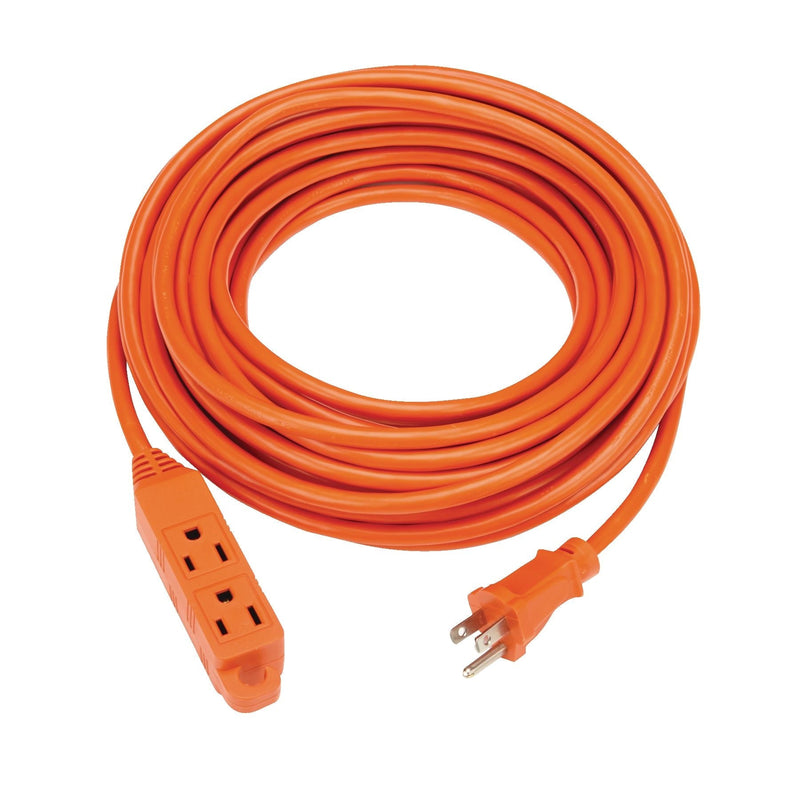 NOMA 50-ft 16/3 Outdoor Extension Cord with 3 Grounded Outlets & Banana End, Orange O9