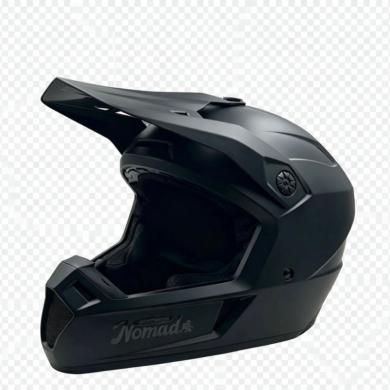 Northern Nomad Trail Blazer Dirt Bike Helmet, Matte Black, Various Sizes C5