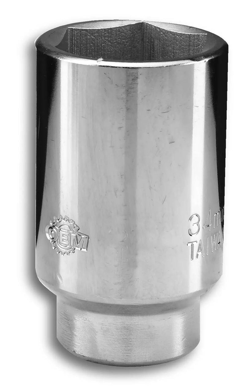 OEMTOOLS 1/2-in Drive Axle Nut Socket, 34-mm, 44205 K6