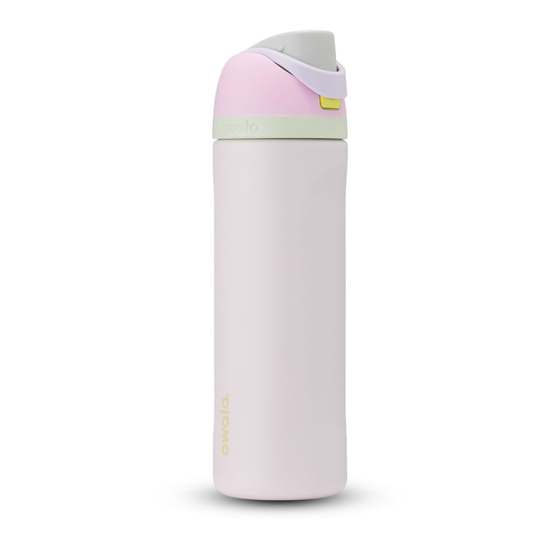 Owala FreeSip Stainless Steel Insulated Portable Reusable Water Bottle, 24-oz, Various Colours, with Built-in Straw M2