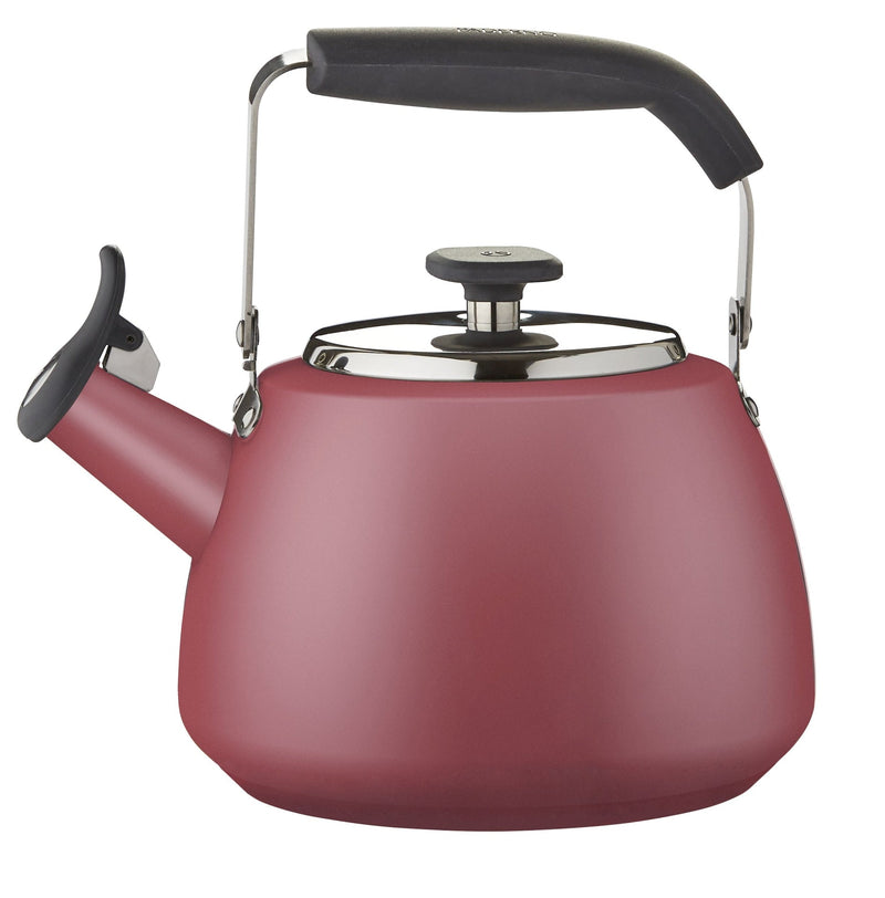 PADERNO Stainless Steel Stovetop Kettle, 1.9-L, Red Z9