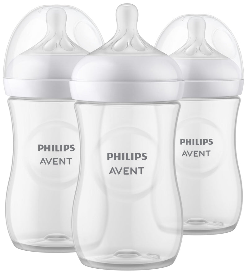 Philips Avent Baby Bottle, SCY903/03 Natural Baby Bottle, 9-oz, 3-pk V7
