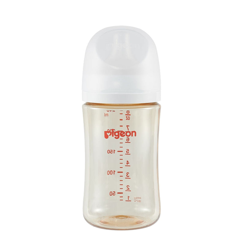 Pigeon PPSU Bottle with Silicone Nipple (M), 8-oz, 3 Months R3