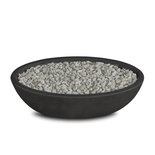 Riverside Oval Concrete Propane Fire Pit in Shale, 48-in Q3