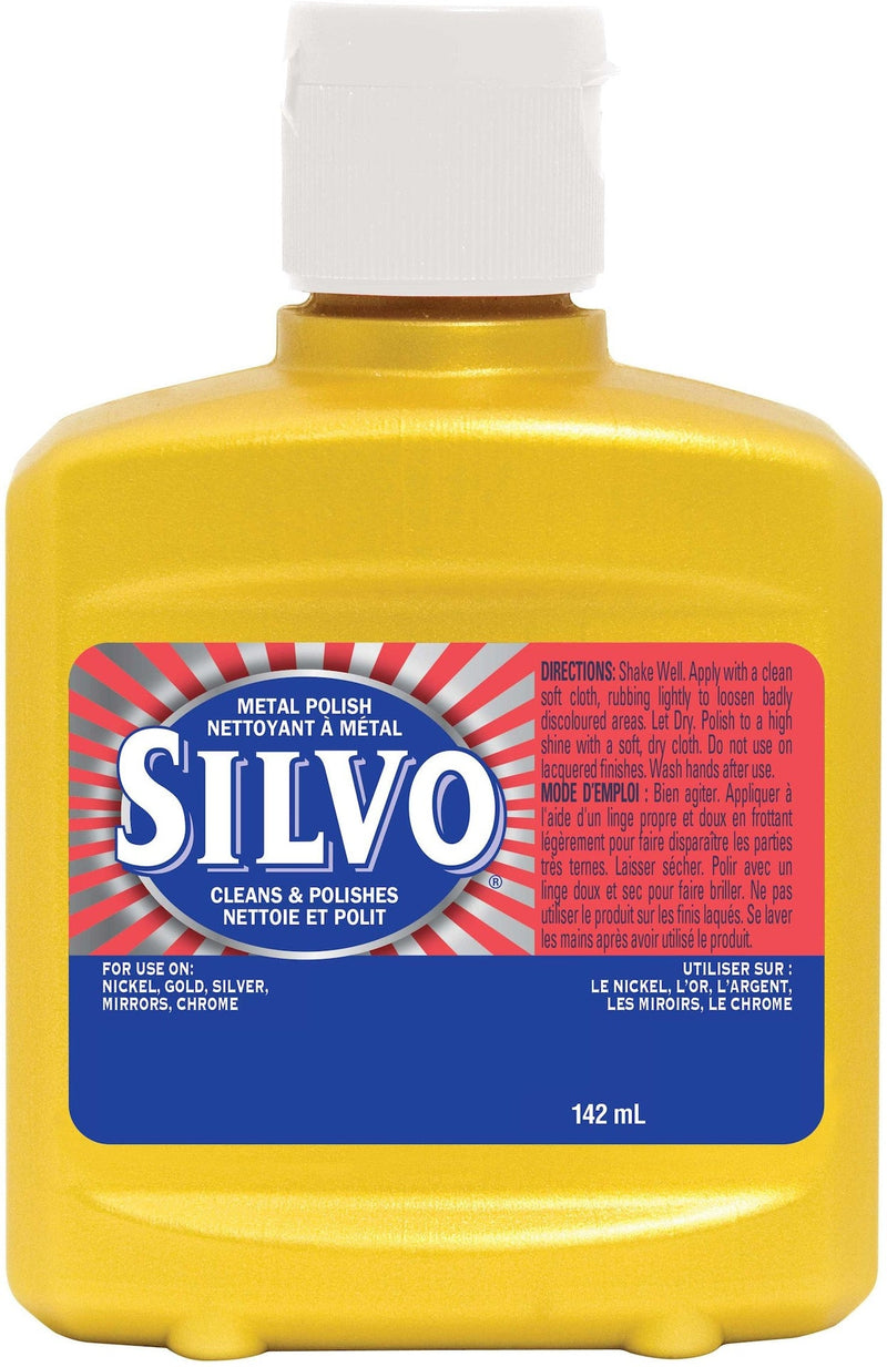 Silvo Metal Polish, Cleans & Polishes Nickel, Gold, Silver, Mirrors & Chrome, 142-mL C0
