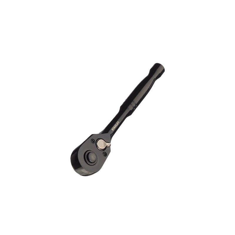 Stanley Professional Grade 1/4-in Drive Ratchet, Black Chrome C9