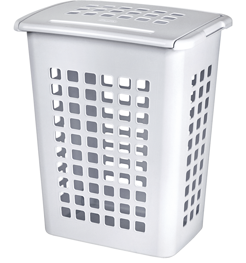 Sterilite Rectangular Laundry Hamper, 19.1 L x 13.75 W x 22.9-in H, 62 L Capacity O6