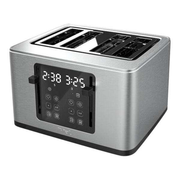 T-fal 4-Slice Stainless Steel Digital Toaster, Extra wide slots, 7 Browning levels C5