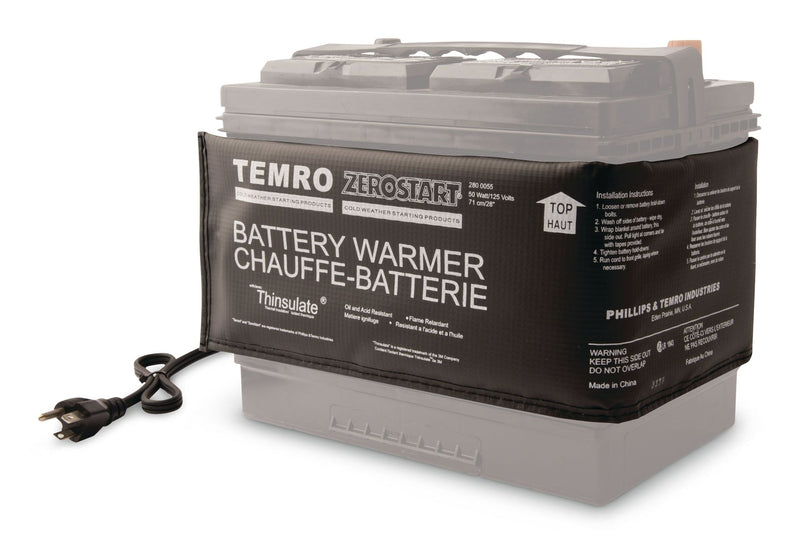 Temro Zerostart 2800055 Battery Warmer/Blanket, 50W, 28-in G4