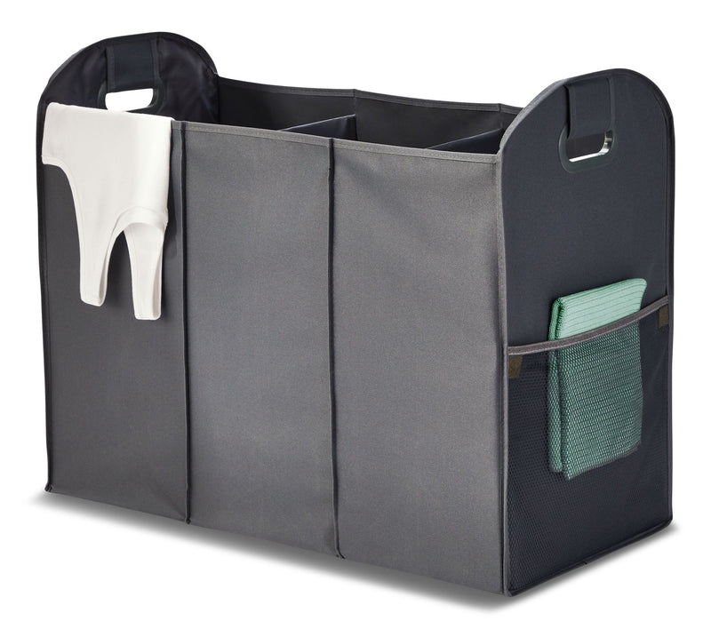 type A Ease Trio Collapsible Laundry Sorter, Grey T5