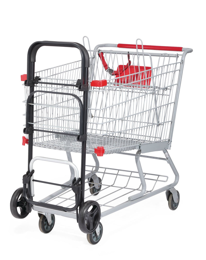 Type A Thermal 2-Bag Shopping Cart with Comfort Grip Handle C8