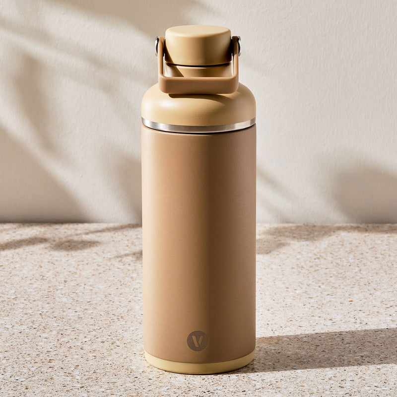 Vida By Paderno Insulated Hydration Bottle, 32-oz, Assorted Colours, with Leakproof Lid C1