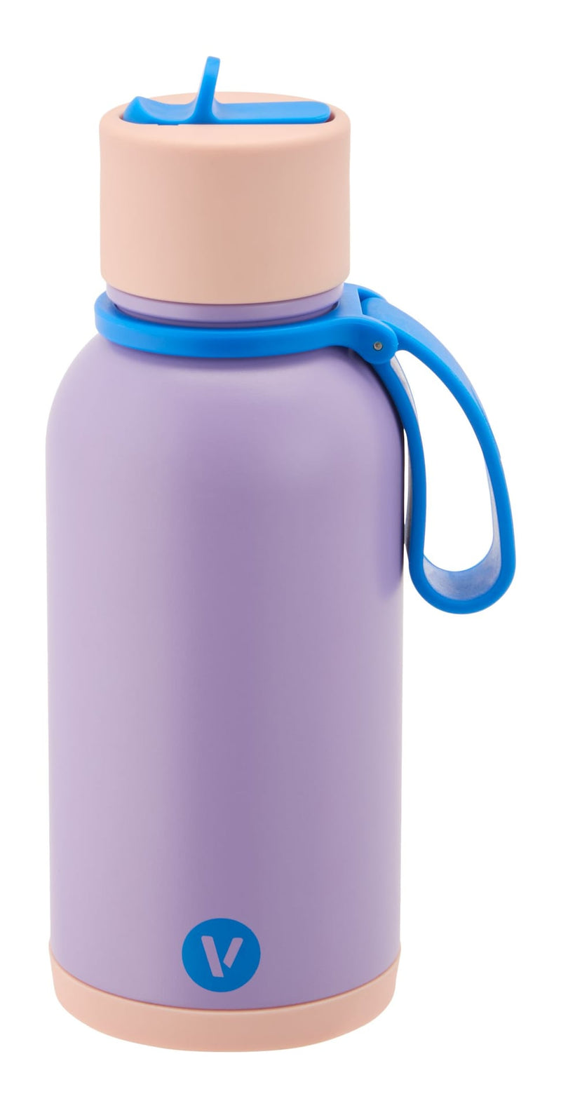 Vida by PADERNO Stainless Steel Water Bottle, Coral, 16-oz Y2