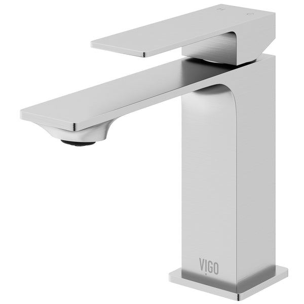 VIGO Dunn 11-in Single-Handle Bathroom Faucet, Various Finishes U5