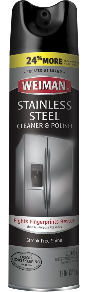Weiman Stainless Steel Cleaner and Polish Spray, 340-g N1