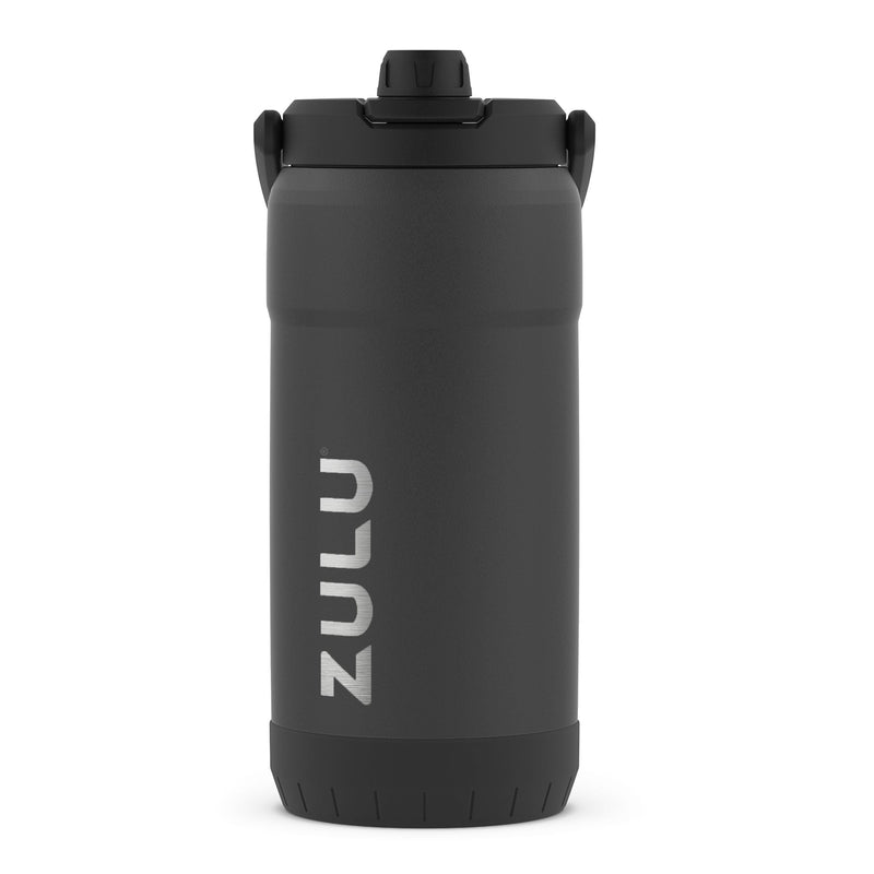Zulu Mammoth Vacuum Insulated Stainless Steel Water Jug, 101-oz, Black, with Leakproof Lid R5